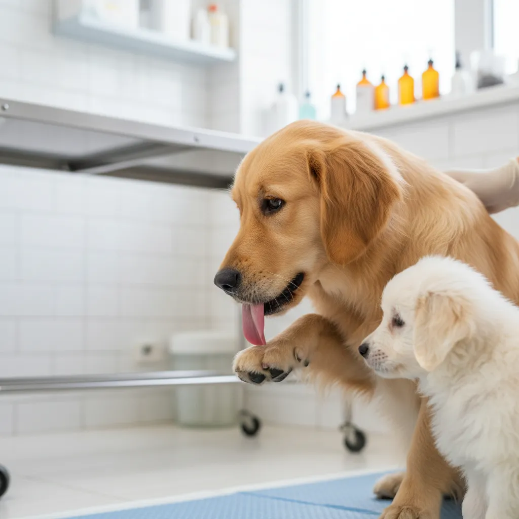 강아지 발바닥 햝는 이유와 대처 방법 관련 이미지 3